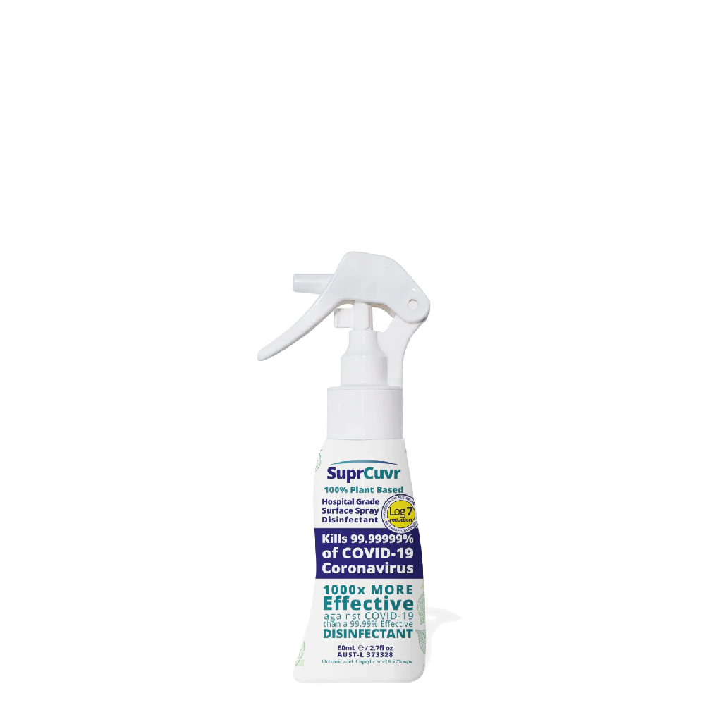 Suprcuvr™ 80ml spray disinfectant - Carton of 12 TGA Registered - ALL NATURAL  -COVID19 KILLER